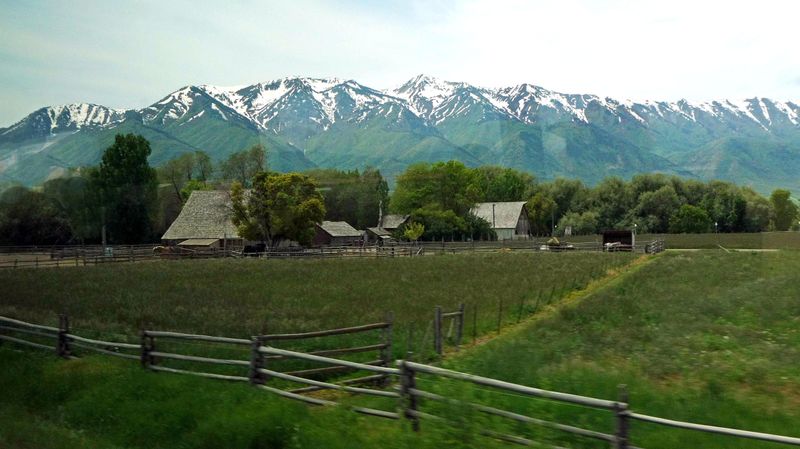 The Promontory Mountains just south of Logan, Utah