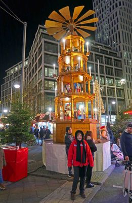 Giant Pyramid at Kaiser Wilhelm Memorial Church Christmas Market