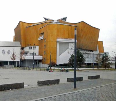 Berliner Philharmonie is the home of the Berlin Philharmonic