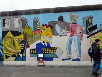 Mural on East Side Gallery Wall