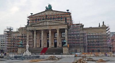 Berlin Concert Hall was opened in 1821, but rebuilt in 1977 due to damage from WWII