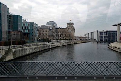Government buildings along the Spree River in Berlin