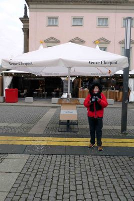 Champagne tent at Gendarmenmarkt Berlin
