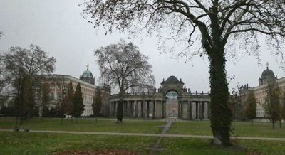 Part of the University of Potsdam campus occupies buildings (1763-69) of 'the New Palace' in Sanssouci Park