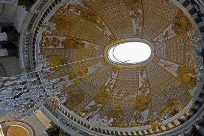 Cupola in Marmorsaal (Marble Hall) in Sanssouci Palace