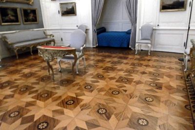 One of five guest rooms in Sanssouci Palace