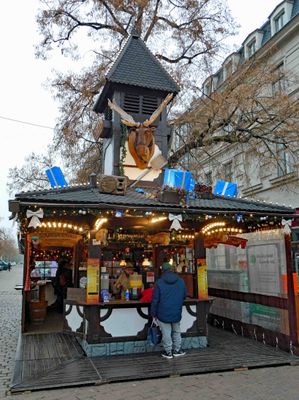 Singing Moose at Potsdam Christmas Market