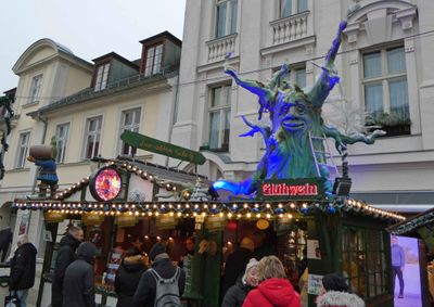 Gluhwein stand called 'The Old Oak'