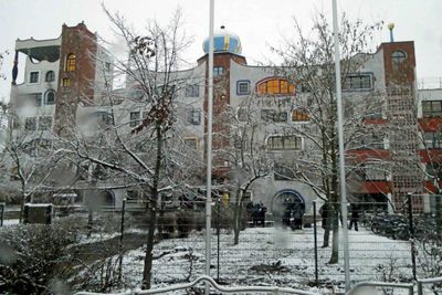 Hundertwasserschule is a German high school in Wittenberg, Germany designed by the famous artist Friedensreich Hundertwasse