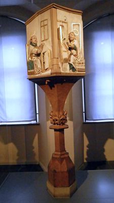 Pulpit where Martin Luther preached
