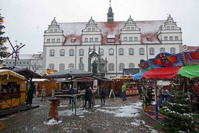 Wittenberg Christmas Market in front of the Town Hall