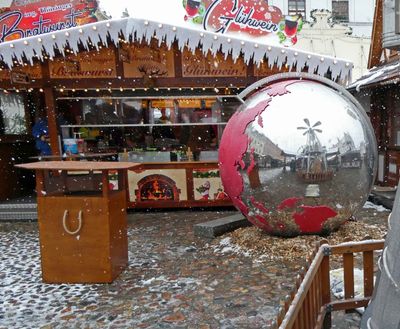 Snowy day at the Wittenberg Christmas Market