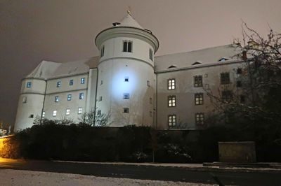 Hartenfels Castle (1533-44) in Torgau, Germany