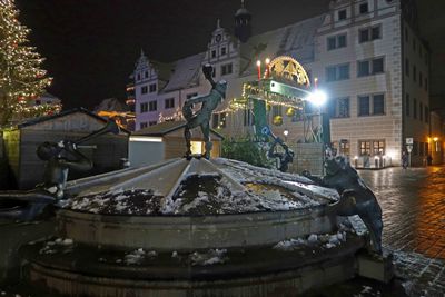 Torgau Market fountain 'Fools and Musicians'