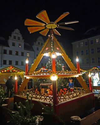 Christmas Pyramid at the Torgau Christmas Market