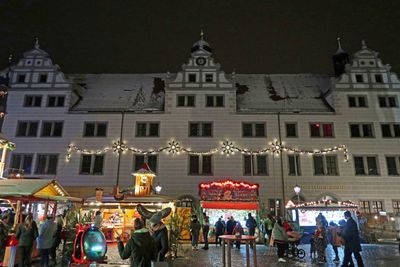 Small Christmas Market in Torgau, Germany