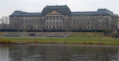 Saxony State Ministry of Finance in Dresden, Germany