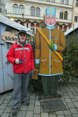 Dresden's Neumarkt Christmas Market has reprenentation of the German Guilds