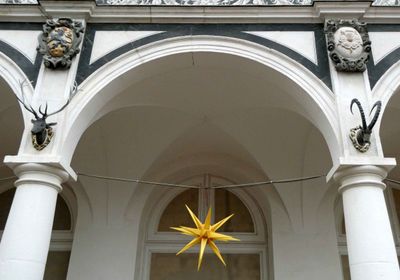 Moravian Star at the Stall Courtyard of Dresden Royal Palace