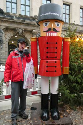Bill at the Romantic Christmas Market in Dresden