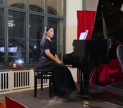 Concert pianist at the Zwinger