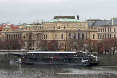 View of the Ruldolfinum (1885) is associated with music and art