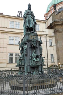 Statue of Charles IV in Prague
