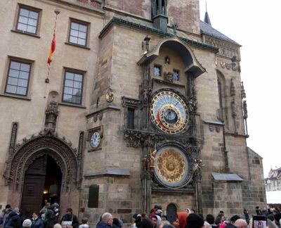 Prague's Astronomical Clock allows you to read Babylonian time, Old Bohemian time, Central European time, & Star Time