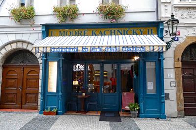 Dinner stop on our Prague Food Tour