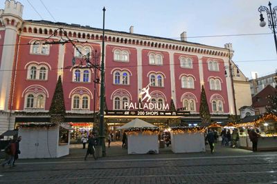 The Palladium Shopping Mall in Prague was very near our hotel