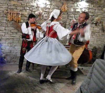 Traditional Bohemian Dancers at Cicovicky Dvur Restaurant