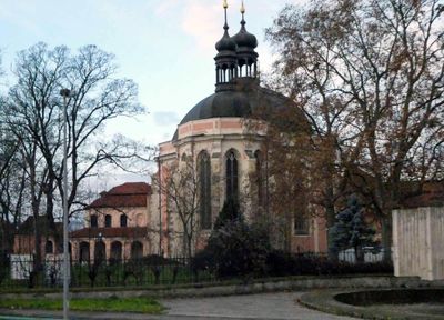 Church of the Virgin Mary and St. Charles (1351-1377) in Prague