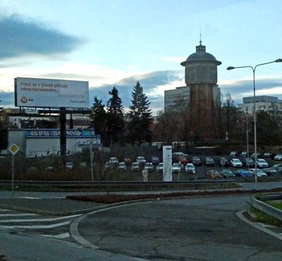 Michelska-Vrsovicka Water Tower (1907) in Prague