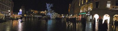 Rynek Glowny is the main square in Krakow, Poland