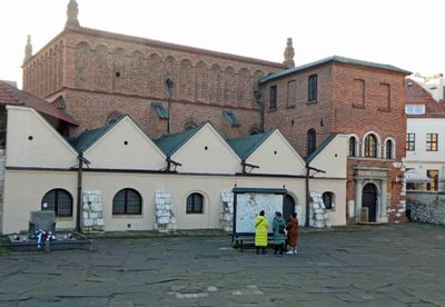 Den Gamle Synagoge (1507) in Krakow, Poland