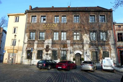 Restaurant and Bookshop in historical building in Krakow's Jewish Quarter