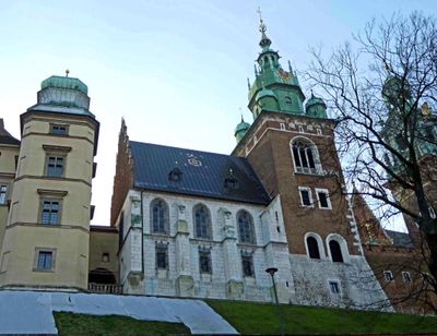 11th Century Cathedral Basilica of St. Stanislaus and St. Wenceslaus in Krakow