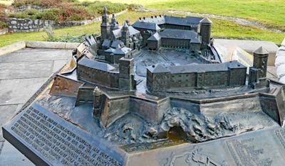 Model of Wawel Castel in Krakow