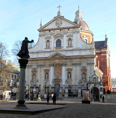The Church of Saints Peter and Paul (1619) in Krakow