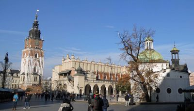 The Krakow Town Hall Tower was built around 1300