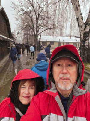 On the path into Auschwitz Concentration Camp