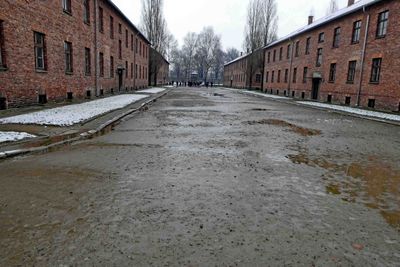 Area for daily roll-call and headcounts of prisoners