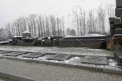 Plaques at the International Monument to the Victims of Fascism are in 23 languages