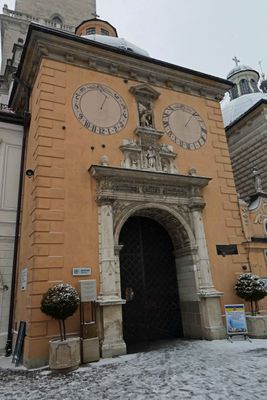 Entrance to the Basilica at Jasna Gora Monastery in Poland