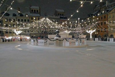 Warsaw Christmas Market Ice Rink is not open yet today