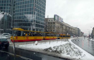 Trams in Warsaw, Poland