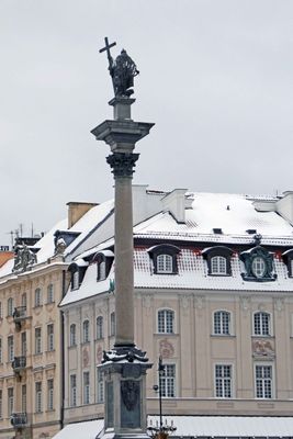 King Sigismund's Column (built in 1644 and restored after destruction in WWII)