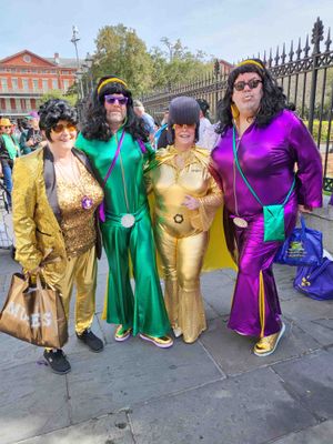 Elvi and Priscillas on Fat Tuesday