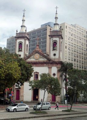 Santa Luzia Church in Rio de Janeiro, Brazil was built in 1752