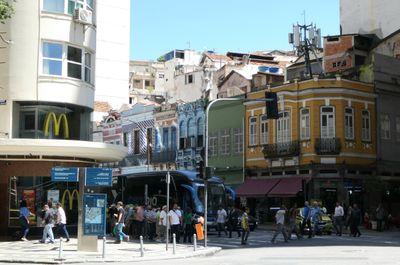 Colorful buildings in old Rio